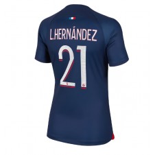 Paris Saint-Germain Lucas Hernandez #21 Hjemmedrakt Kvinner 2023-24 Kortermet